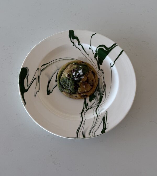 Half brown butter chocolate chip & half matcha swirled brown butter chocolate chip • Half dozen - Image 2
